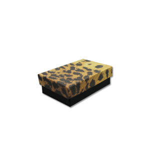 Animal Print Jewelry Box - 3 1/4" x 2 1/4" x 1" display and packaging