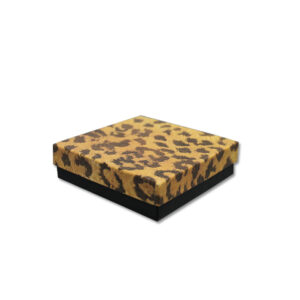 Animal Print Jewelry Box - 3 1/2" x 3 1/2" x 1" packaging solution