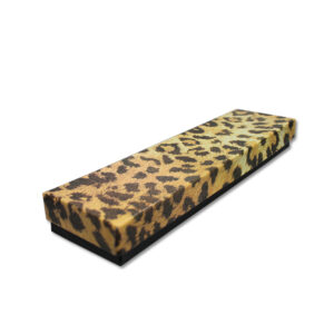 Animal Print Jewelry Box - 8" x 2" x 1" display and packaging