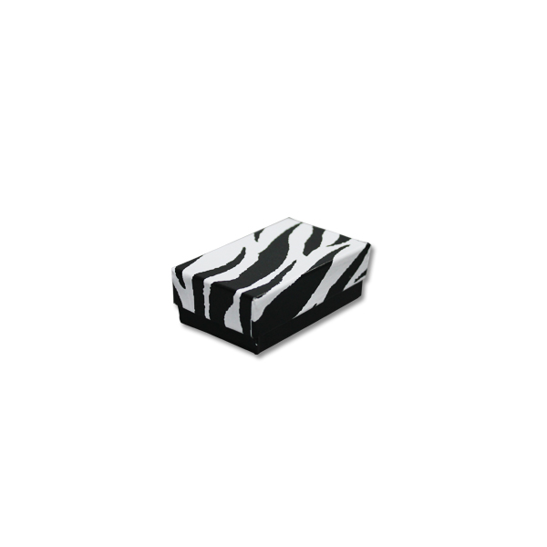 Animal Print Jewelry Box - 2 5/8" x 1 1/2" x 1" display and packaging