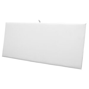 White leatherette display pad and tray insert 7.75 inch by 14 inch for jewelry trays