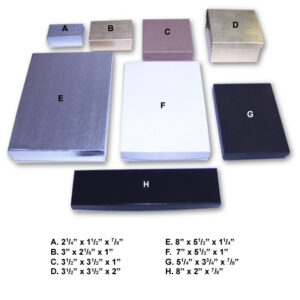 2 5/8" x 1 1/2" x 1" Jewelry Box retail merchandise